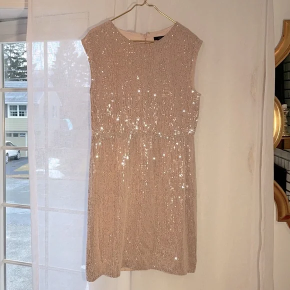 j crew pink sequin dress J.Crew Pink Sequin Dress, Condition